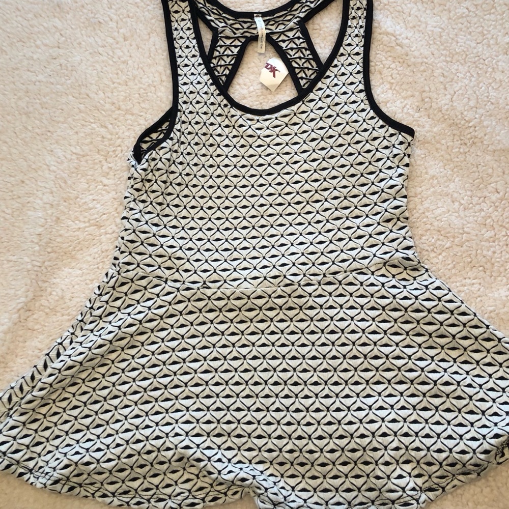 Flared waist Top
